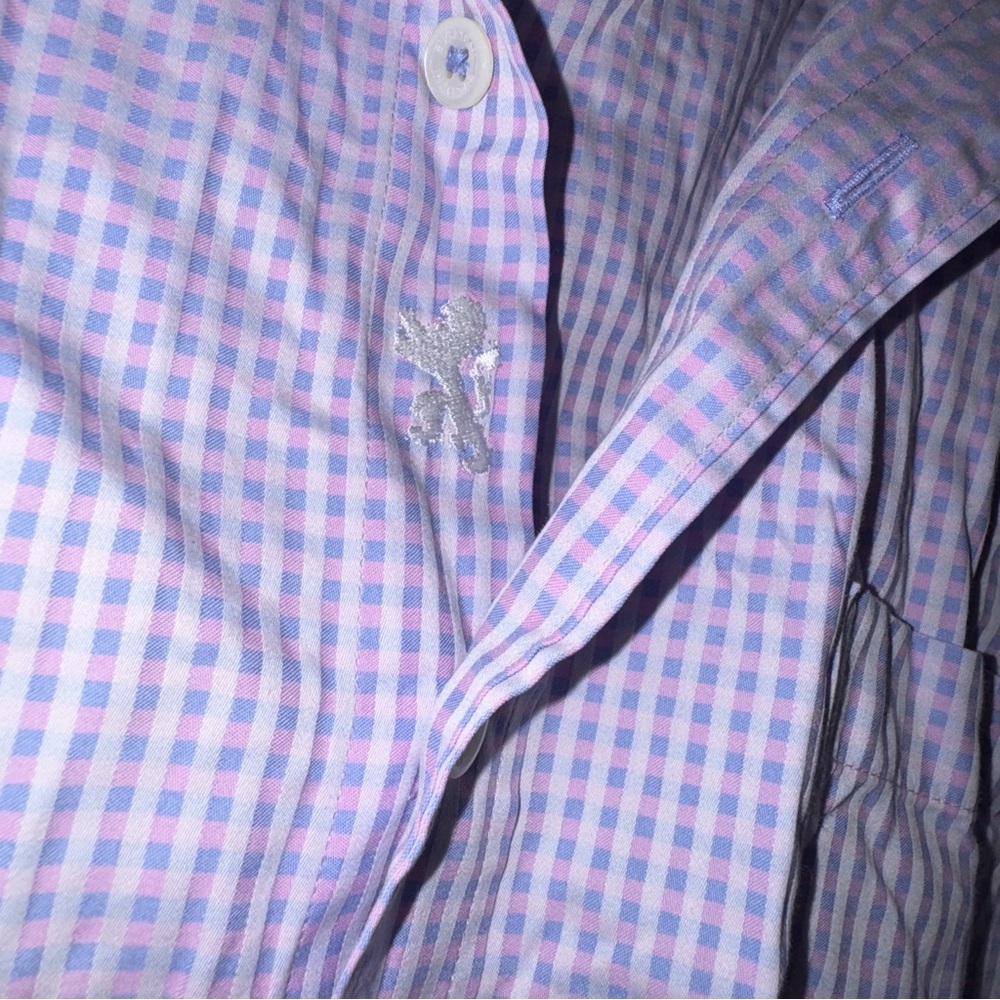 Bugatchi Men's Lavender Checkered Button Down Shi… - image 2